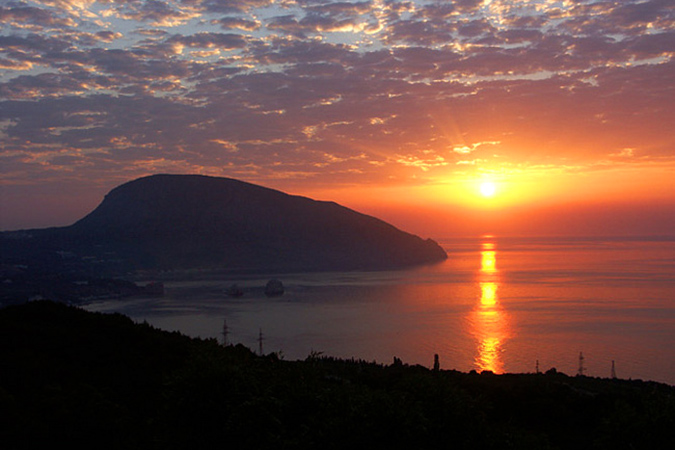 Гора медведь в Крыму Легенда